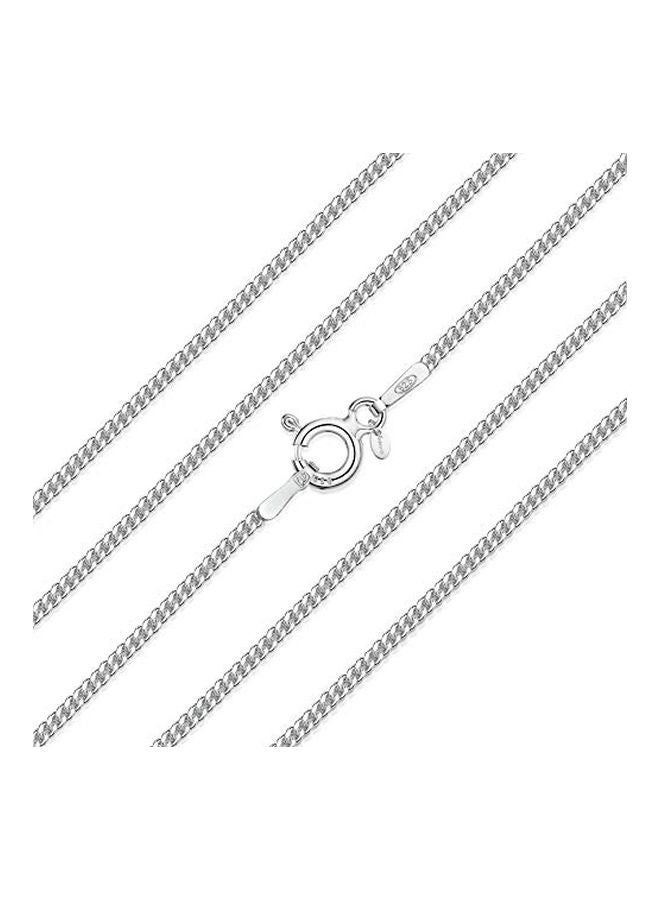 Amberta 925 Sterling Silver Chain Necklace - Image 2