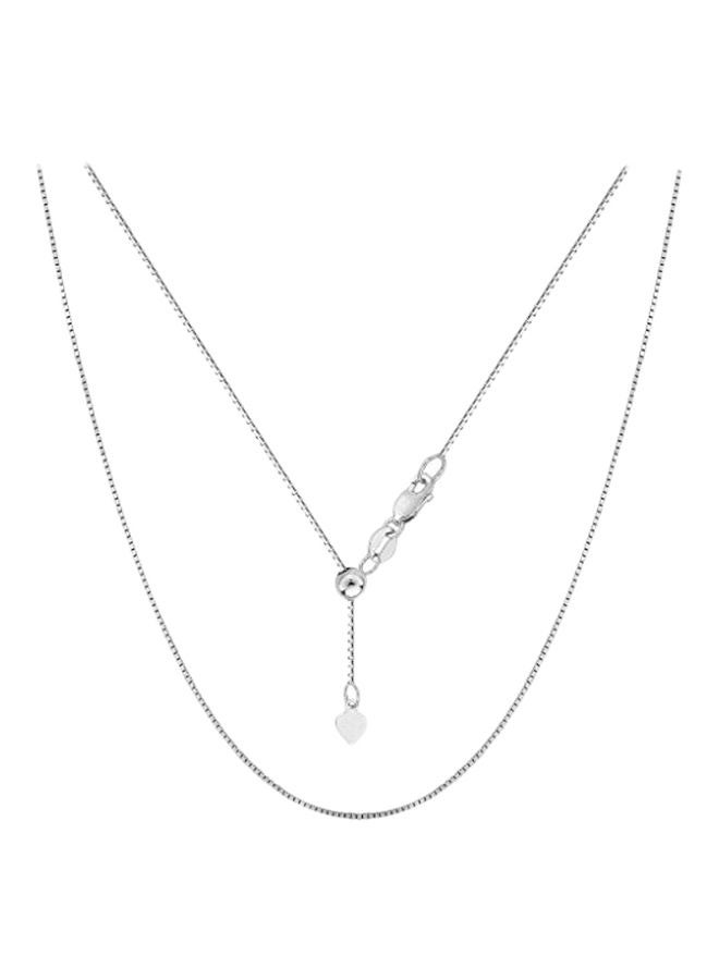 NYC Sterling 925 Sterling Silver Bolo Chain Necklace  - Image 1