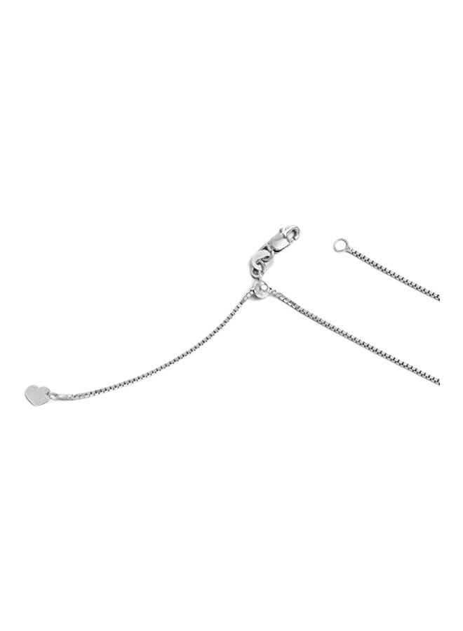 NYC Sterling 925 Sterling Silver Bolo Chain Necklace  - Image 2