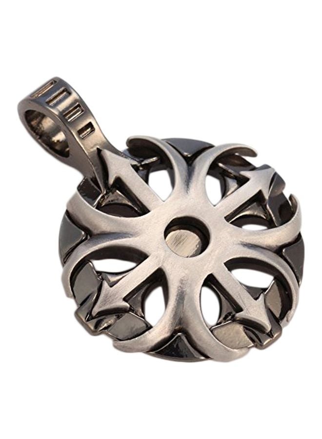 Bico - Brass Tribal Skate Pendant - Image 1