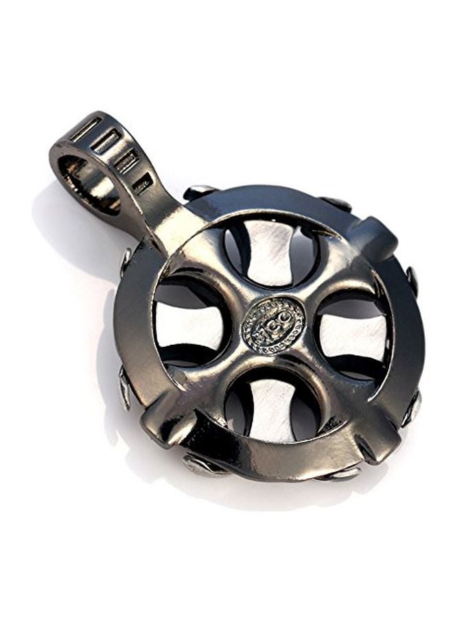 Bico - Brass Tribal Skate Pendant - Image 1
