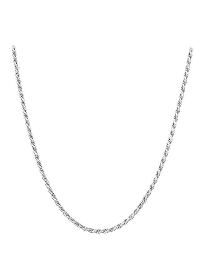 Amberta 925 Sterling Silver Chain Necklace - Image 1