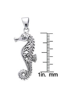 Silver Insanity 925 Sterling Seahorse Pendant  - Image 2