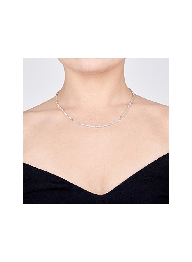 Amberta 925 Sterling Silver Chain Necklace  - Image 2