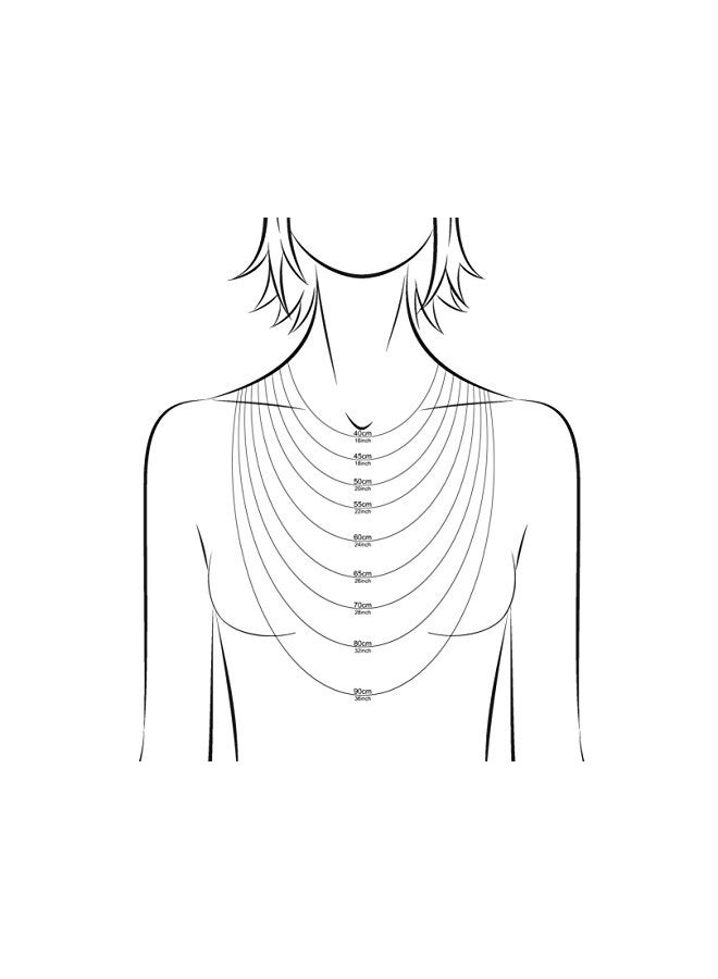 Amberta 18 Karat Gold Plated 925 Sterling Silver Ball Chain Necklace - Image 3