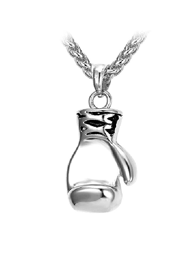 U7 316L Stainless Steel Boxing Glove Pendant Necklace - Image 1