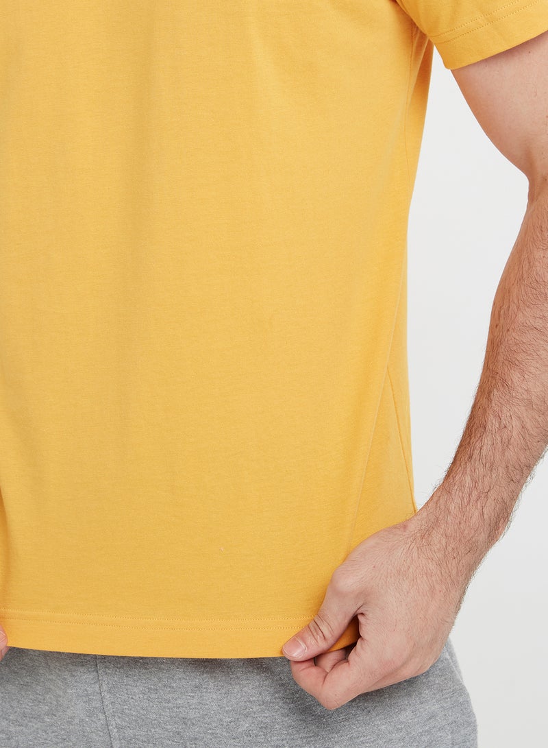 JOCKEY - Round Neck T-Shirt Yellow - Image 1