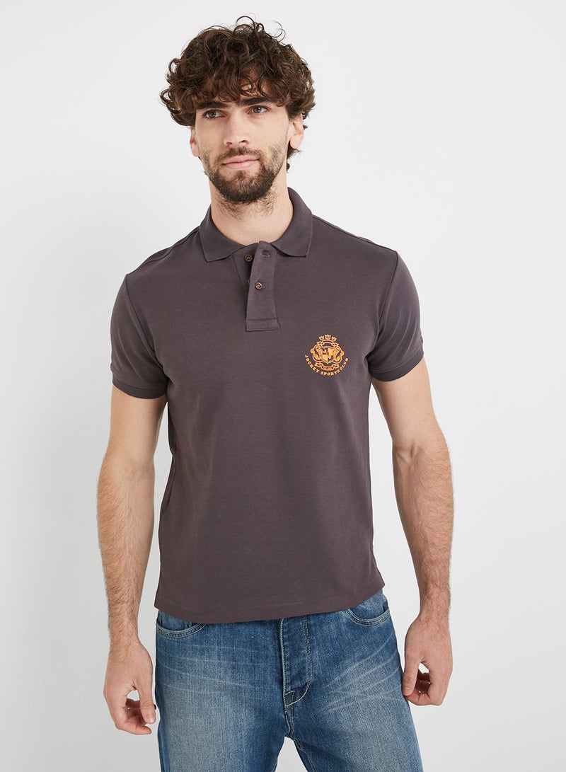 JOCKEY - Polo T-Shirt Mahogany Brown - Image 1