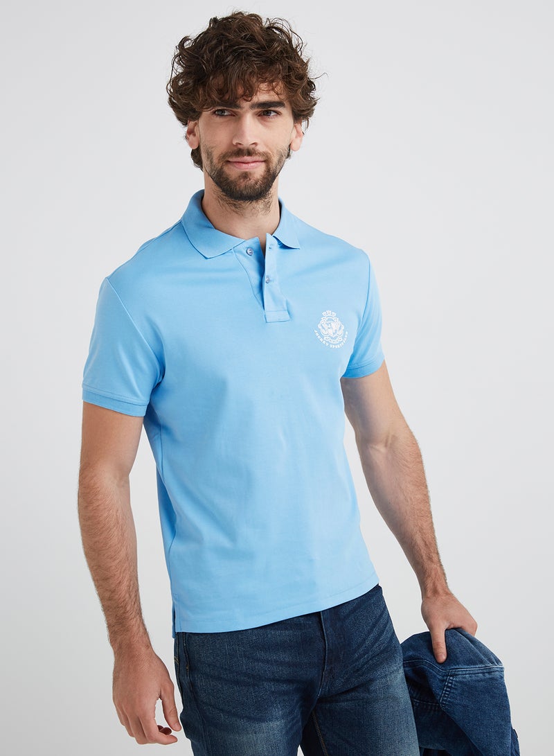 JOCKEY - Polo T-Shirt Sky Blue - Image 1