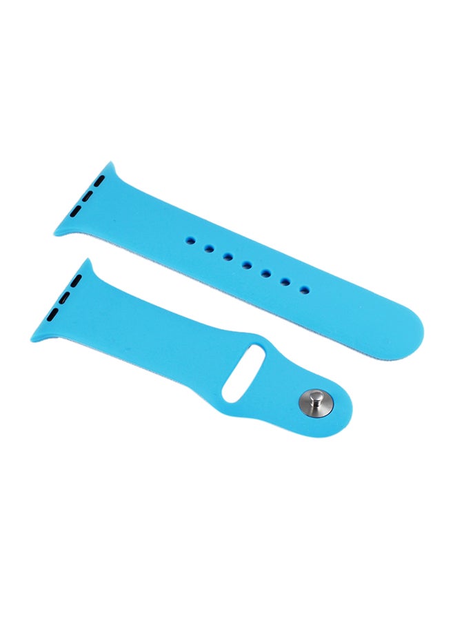 مارجون سوار بديل مطاطي من السيليكون مزود بموصلات محورية لساعة يد أبل مقاس 42 ملم - Image 1