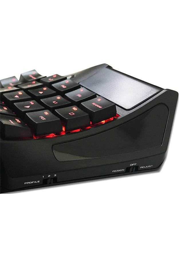HORI - Tactical Assault Commander Pro Wired Gaming Keyboard And Mouse Black - Image 1