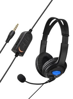 Over-Ear Gaming Wired Headphones With Mic For PlayStation 4