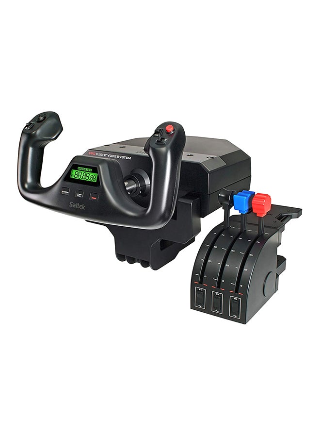 G Flight Simulator Yoke System With Throttle Quadrant