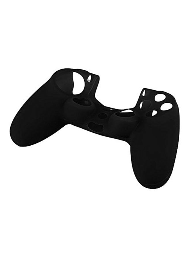 Black Soft Silicone Rubber Gel Skin Non-Slip Case Cover For Ps4 Controller  - Image 4