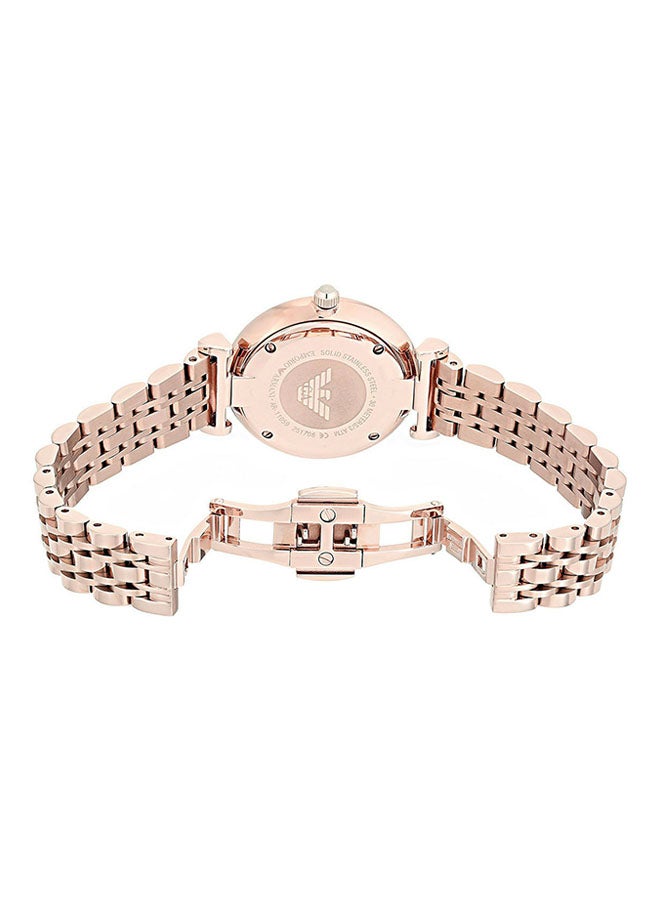 EMPORIO ARMANI women Water Resistant Metal Analog Watch AR11059  - Image 2