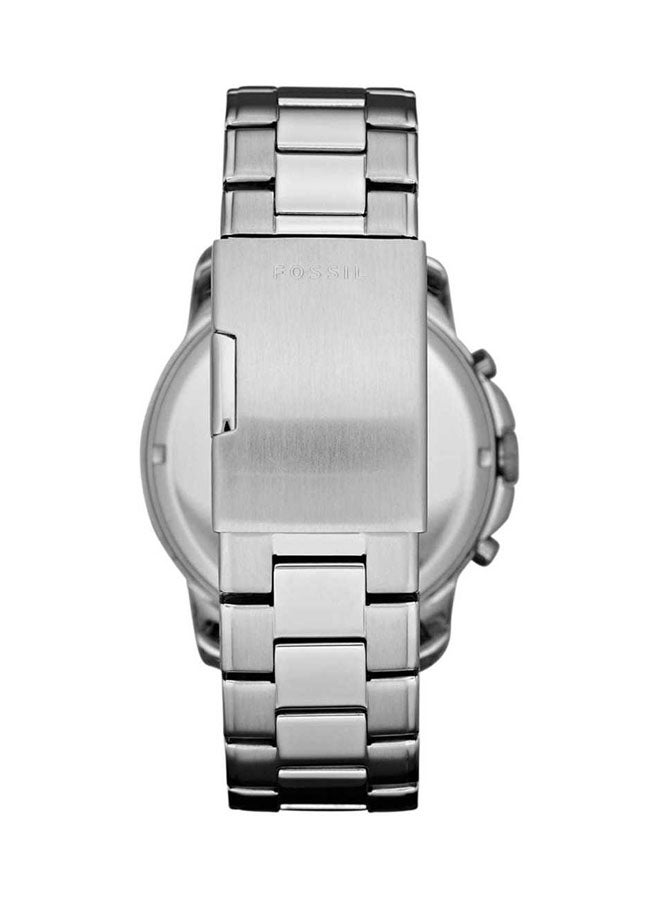 FOSSIL men Metal Chronograph Wrist Watch FS4736IE - 43 mm - Silver  - Image 2