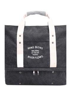 Canvas Shoulder Bag Black