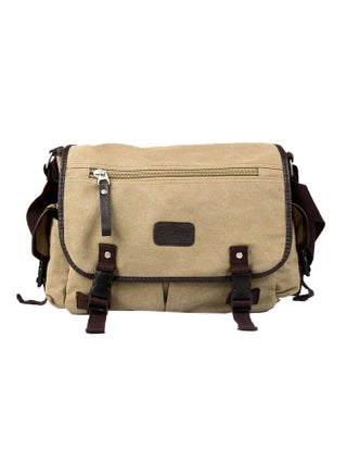Canvas Messenger Bag Beige - v1551873775/N21093852A_1