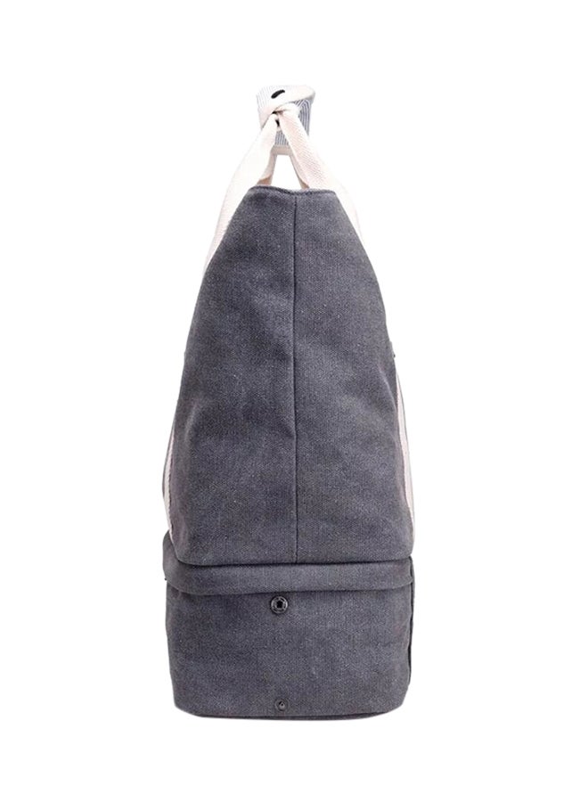 BAGGRA - Canvas Shoulder Bag Black - Image 1