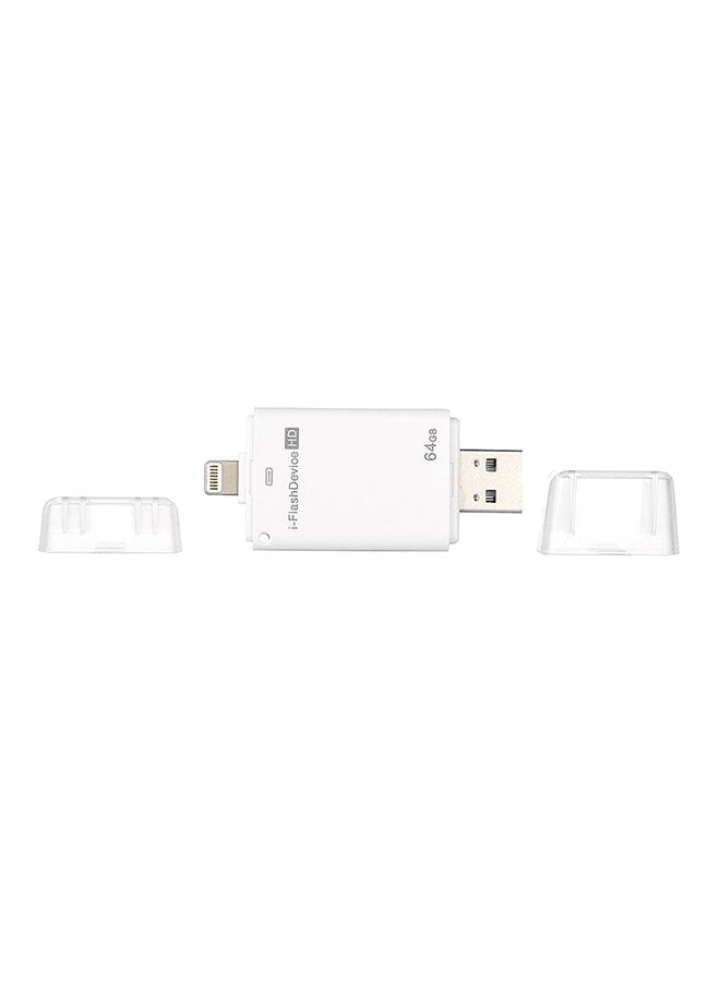 i-Flash Drive HD 64 GB For Apple Devices 64 Mbps White - Image 4