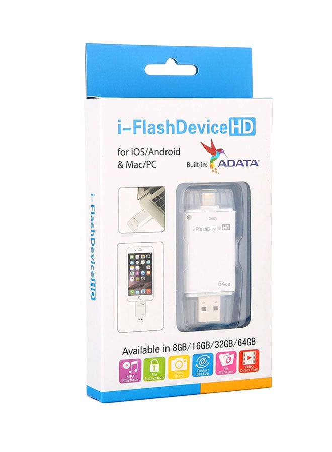 i-Flash Drive HD 64 GB For Apple Devices 64 Mbps White - Image 5
