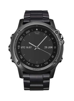 D2 Bravo HR Titanium Pilot Aviation GPS Watch with METAR, TAF and Wrist Heart Rate Monitor Black