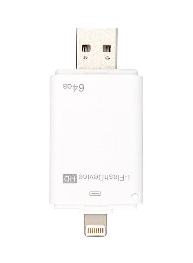 i-Flash Drive HD 64 GB For Apple Devices 64 Mbps White - Image 3