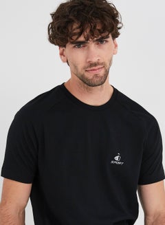 JOCKEY Crew Neck T-Shirt Black  - Image 4