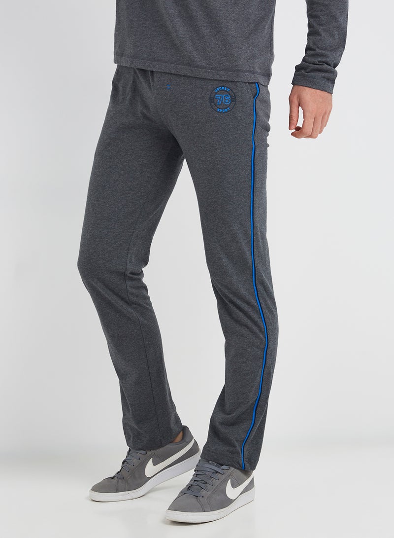 JOCKEY Pocket Detailed Sweatpants Grey/Navy - Image 1