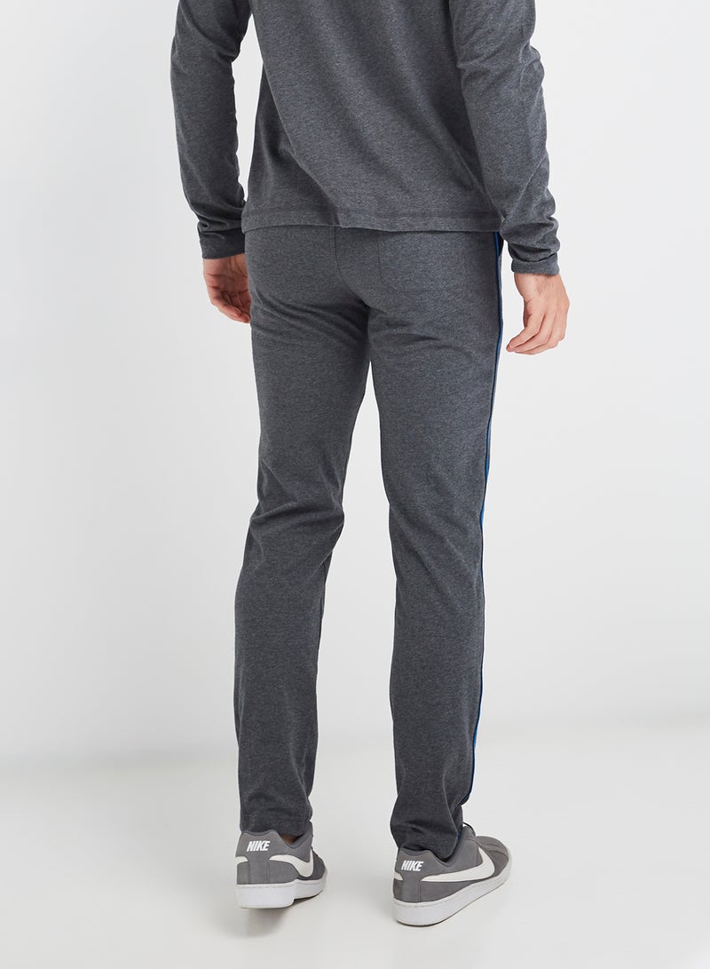 JOCKEY Pocket Detailed Sweatpants Grey/Navy - Image 3