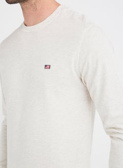JOCKEY Crew Neck T-Shirt Cream  - Image 4