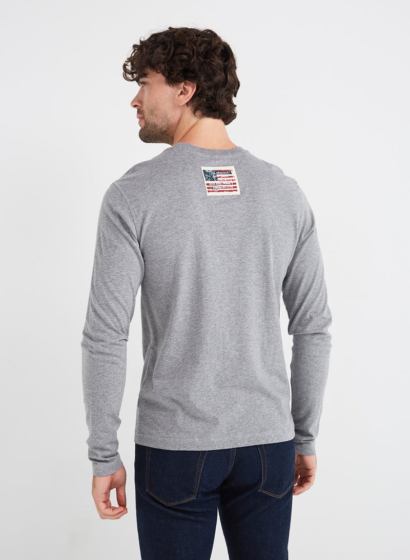 JOCKEY - Crew Neck T-Shirt Grey - Image 1