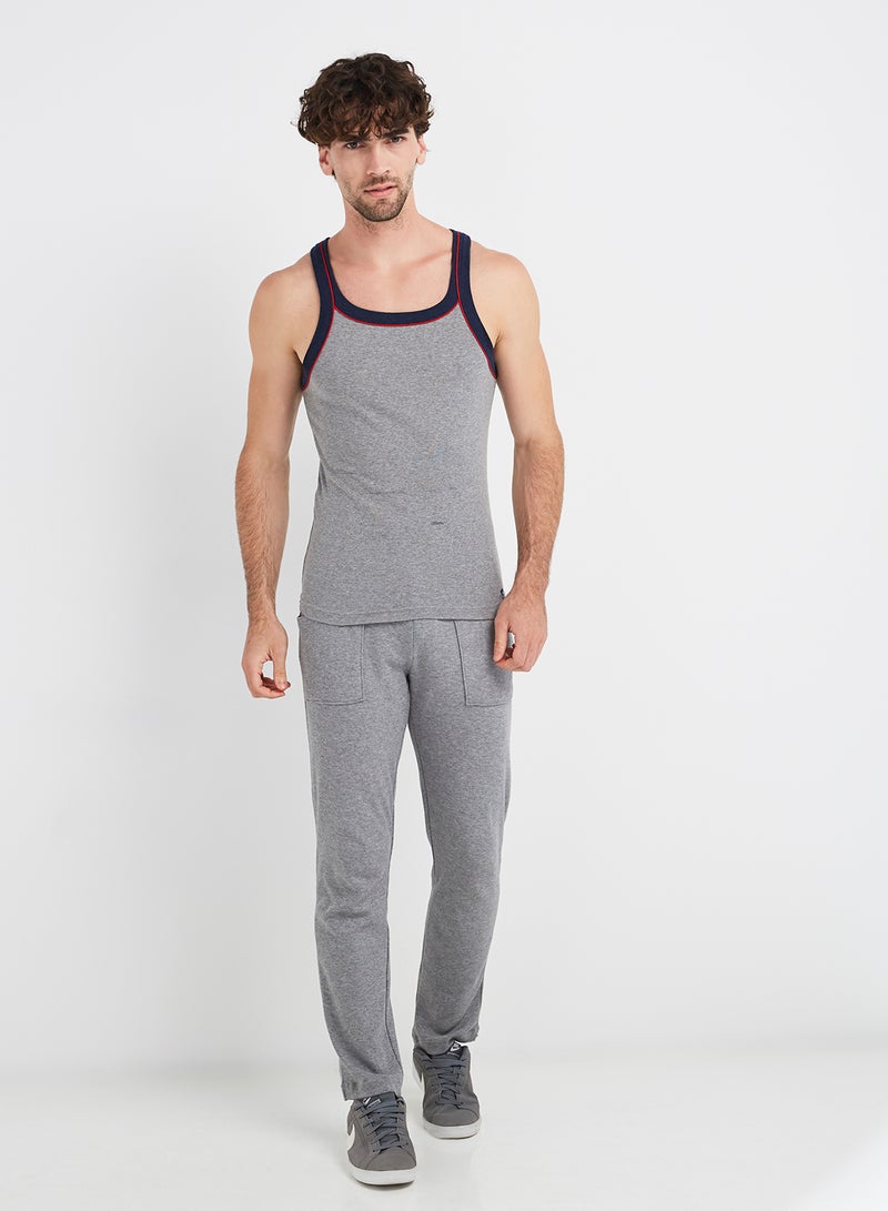 JOCKEY Pocket Detailed Sweatpants Grey - Image 3