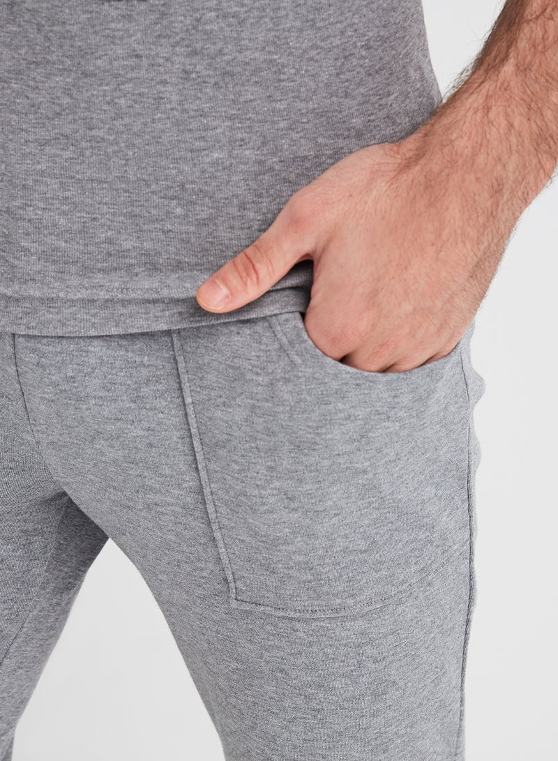 JOCKEY Pocket Detailed Sweatpants Grey - Image 4