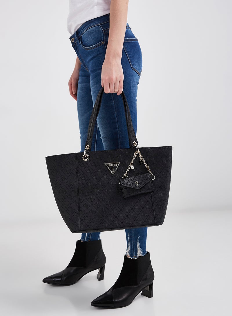 GUESS - Kamryn Tote Shopper/Tote Black - Image 1