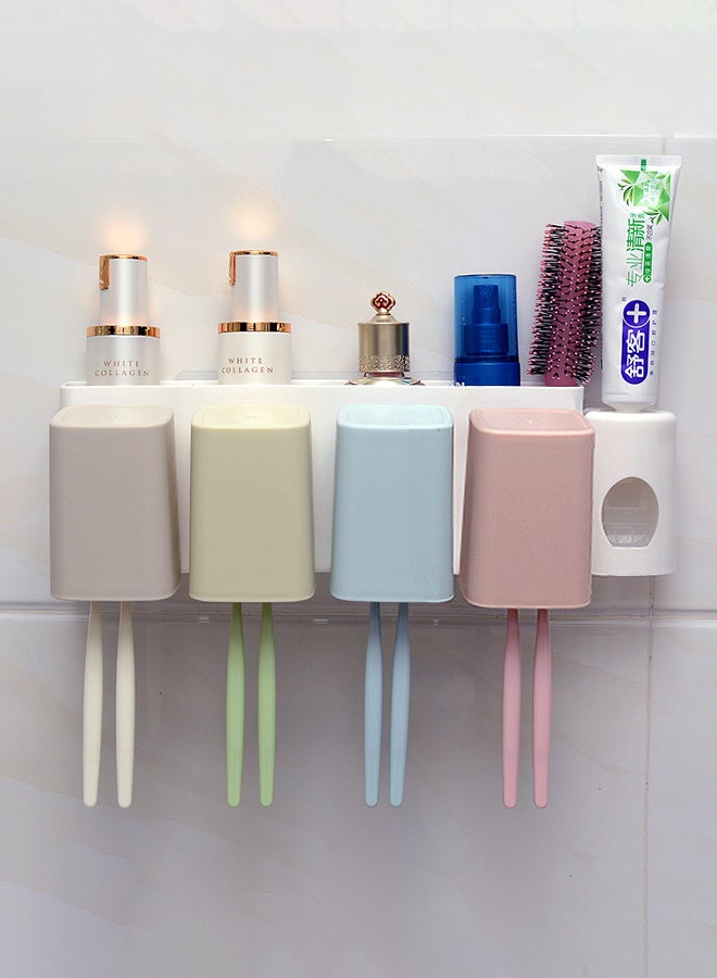 Wall mounted Tooth Brush Holder Multicolour - v1551878751/N21285029A_2