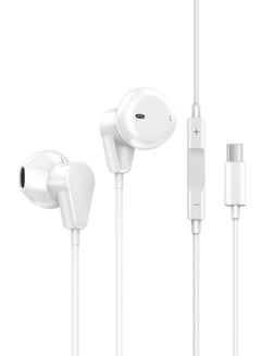 Trands Type-C In-Ear Earphone White  - Image 1