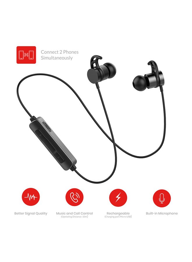 Wireless Bluetooth Neckband In-Ear Earphone Black - v1551878903/N21581952A_2