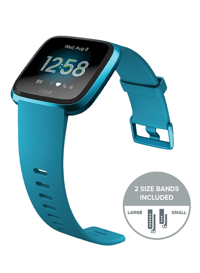 Fitbit Versa Lite  Fitness Tracker Marina Blue/Marina Blue Aluminum - Image 4