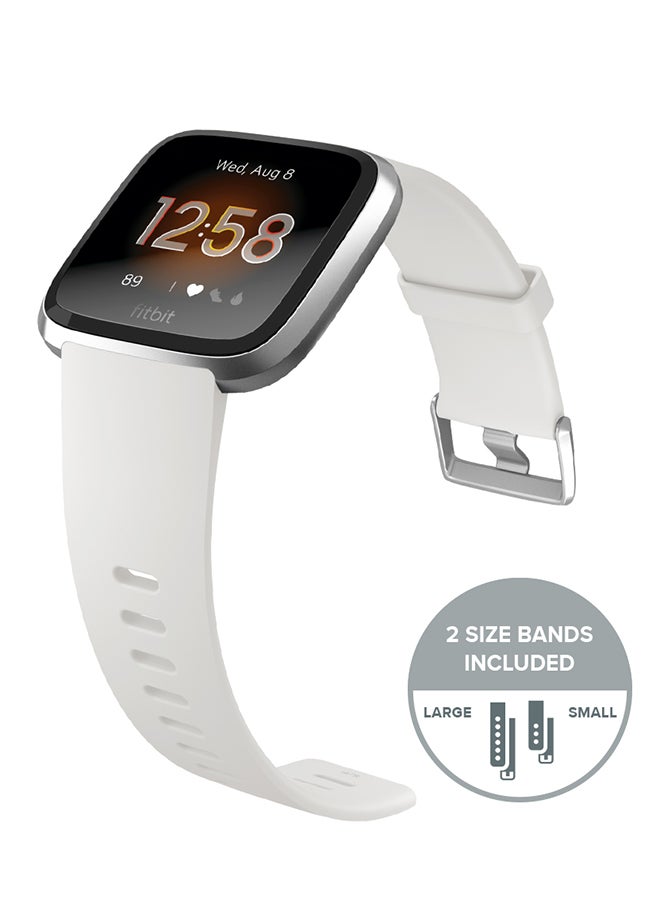 Fitbit Versa Lite Aluminum Fitness Tracker White/Silver - Image 4
