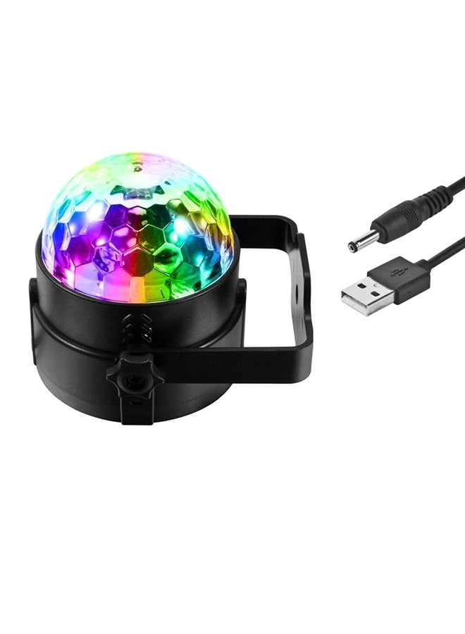 Portable Party LED Disco Ball Black - Image 1