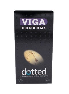 12-Piece Dotted Delay Condoms
