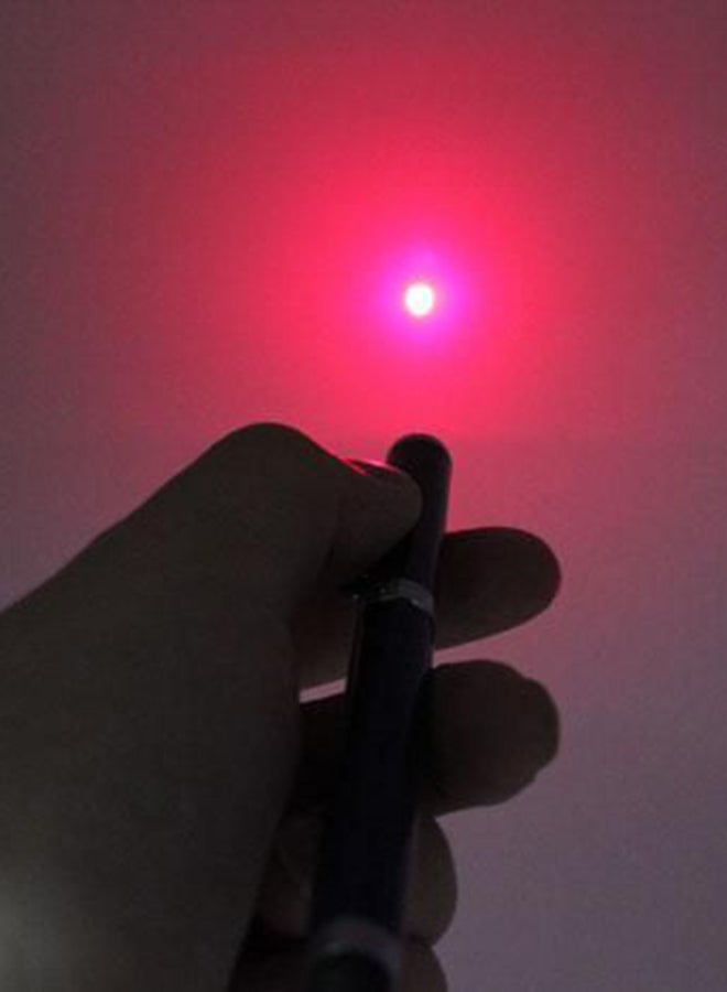 Generic - 4-In-1 Laser Pointer Stylus Ball Pen With LED Torch Black - Image 1