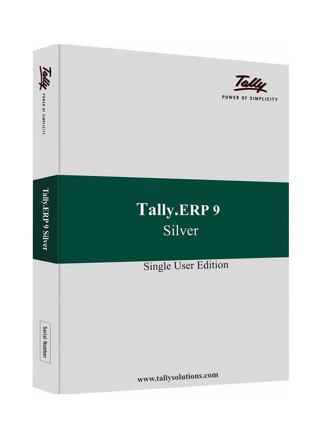 Tally - Accounting Software Single User Edition Silver - Image 1