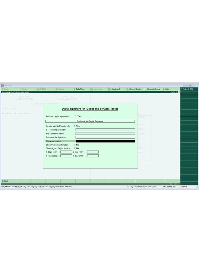 Tally - Accounting Software Single User Edition Silver - Image 1