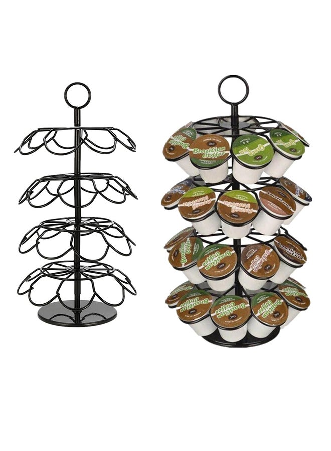 Coffee Capsule Holder Rack Stand - 36 Capsule Black 10centimeter - Image 2