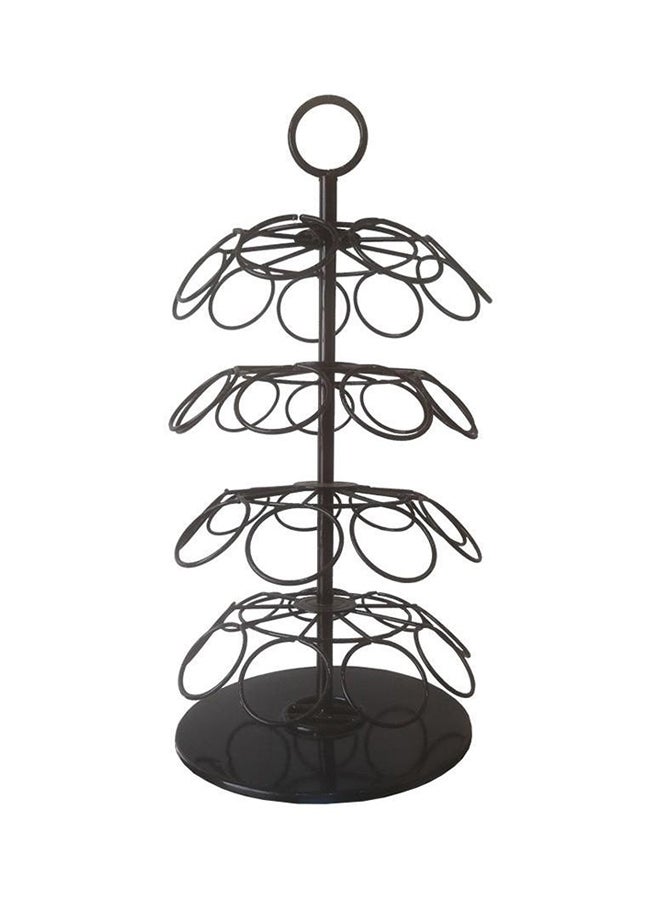 Coffee Capsule Holder Rack Stand - 36 Capsule Black 10centimeter - Image 1