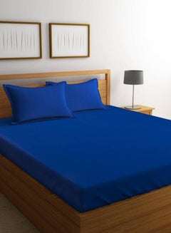 Portico New York Percale Duvet Cover Cotton Blue  - Image 1