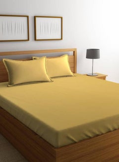 Portico New York Percale Duvet Cover Cotton Yellow  - Image 1