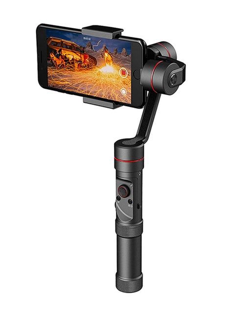Smooth-3 3-Axis Gimbal Stabilizer For Smartphone And GoPro Black/Red